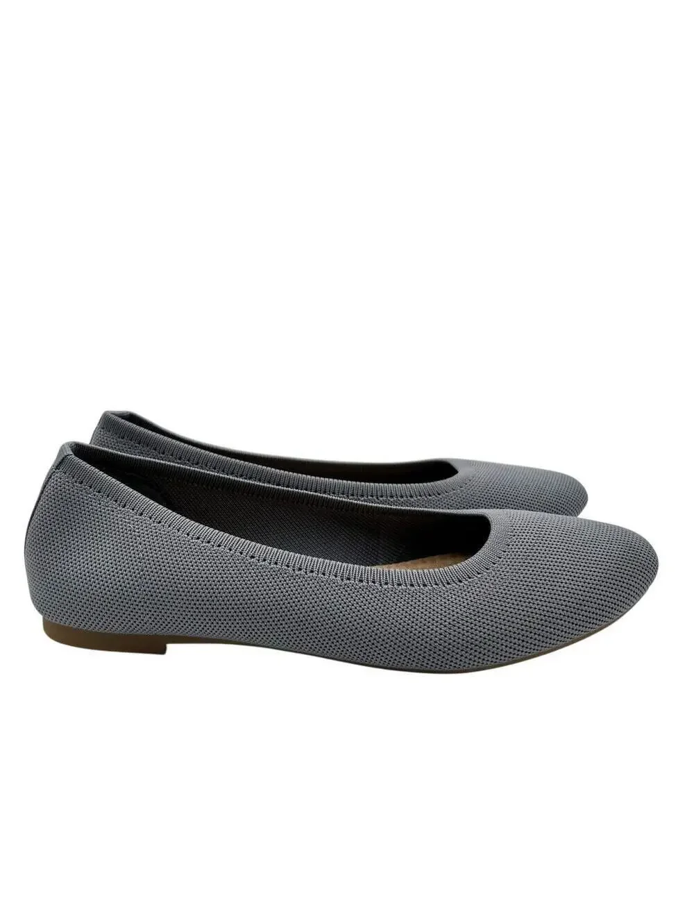 Old Navy Women Baby Blue Knit Almond Toe Ballet Flats Size 7